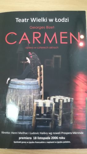 Czytaj więcej: Wyjazd do Teatru Wielkiego w Łodzi  na operę pt. „Carmen” G. Bizet’a
